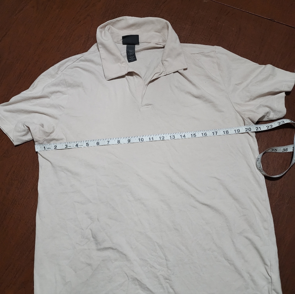 H&M Men's Off-White Polo Shirt - Picture 2 of 6